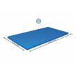 Bestway Medence takaró fólia 400 x 210 cm - Fémvázas szögletes medencéhez (FFF 115)