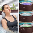 Kép 13/16 - Bestway Lay-Z-Spa Maldives Hidromasszázs medence Spa Jakuzzi 201 × 201 × 80 cm(6001U/HMC 025)
