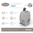 Kép 12/15 - Bestway Lay-Z-Spa Budapest AirJet masszázsmedence 196 x 66 cm (60179)