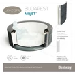 Kép 13/15 - Bestway Lay-Z-Spa Budapest AirJet masszázsmedence 196 x 66 cm (60179)