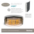 Kép 14/15 - Bestway Lay-Z-Spa Budapest AirJet masszázsmedence 196 x 66 cm (60179)