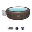 Kép 2/7 - Bestway ST MORITZ Airjet felfújható rattan hatású jakuzzi 216 x 71 cm (HMC 016)