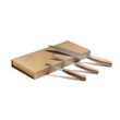Kép 3/9 - G21 Gourmet Damaszkuszi small box 3 db-os késkészlet, zebrawood markolattal (6002231)