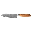 Kép 1/9 - G21 Gourmet Damaszkusz 17 cm, Santoku kés, zebrawood markolat (6002232)