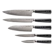 Kép 4/14 - Késkészlet G21 Gourmet Premium 5 db bambusz késtartóban + csiszolókő (6002299)