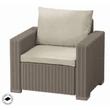 Kép 2/6 - Keter California kerti bútor szett 2+2+2 cappuccino (610049)