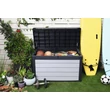 Kép 3/3 - Keter Denali DuoTech 380L kerti box szürke (610050)