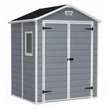 Kép 1/4 - Kerti ház Keter MANOR 6 x 5 DD szürke / fehér (610219)