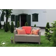 Kép 2/2 - Kerti bútor Keter Corfu love seat kétszemélyes kanapé, cappuccino szín (610346)
