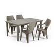 Kép 3/5 - Keter Futura cappuccino kerti asztal (610603)