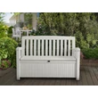 Kép 2/5 - Keter Patio Bench kerti pad, fehér (610644)