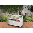 Kép 3/5 - Keter Patio Bench kerti pad, fehér (610644)