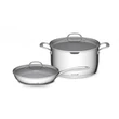 Kép 1/17 - G21 Gourmet Miracle edénykészlet szűrővel, 4 darabos, rozsdamentes acél/greblon (6352113)
