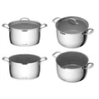 Kép 3/17 - G21 Gourmet Miracle edénykészlet szűrővel, 4 darabos, rozsdamentes acél/greblon (6352113)