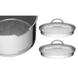 Kép 4/17 - G21 Gourmet Miracle edénykészlet szűrővel, 4 darabos, rozsdamentes acél/greblon (6352113)
