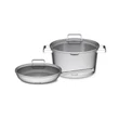 Kép 1/19 - G21 Gourmet Magic edénykészlet szűrővel, 4 darabos, rozsdamentes acél (6352117)
