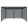 Kép 3/5 - G21 fix lamellás oldalfal 3,7x2,2 m pergola Austinhoz (63900804)