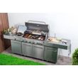 Kép 13/18 - G21 Nevada BBQ konyha Premium Line gázgrill, 8 égőfej + ajándék nyomáscsökkentő (6390340)