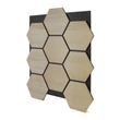 Kép 2/12 - Akusztikus panel G21 81,5x66,5x2,1 cm méhsejt alakú, natúr tölgyfa (63910198)