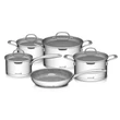 Kép 1/10 - G21 Gourmet Miracle 9 darabos edénykészlet  rozsdamentes acél / greblon 60022154