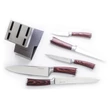 Kép 2/8 - G21 Gourmet Dynamic 5 db-os kés szett + fekete-rozsdamentes acél tartóval 60022163