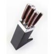Kép 6/8 - G21 Gourmet Dynamic 5 db-os kés szett + fekete-rozsdamentes acél tartóval 60022163