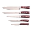 Kép 3/6 - G21 Gourmet Steely 5 db-os kés szett + rozsdamentes acél tartóval 60022164