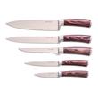 G21 Gourmet Steely 5 db-os kés szett + rozsdamentes acél tartóval 60022164