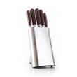Kép 2/6 - G21 Gourmet Steely 5 db-os kés szett + rozsdamentes acél tartóval 60022164