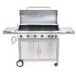 Kép 1/14 - G21 Mexico BBQ Premium line gázgrill, 7 égőfej + nyomáscsökkentő