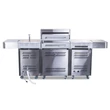 Kép 3/14 - G21 Arizona BBQ Premium Line gázgrill, 6 égőfej + nyomáscsökkentő (6390330)