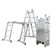 Kép 1/6 - G21 GA-SZ-4x3-3,7M többfunkciós ALUMINIUM létra + dobogó (6390467)