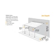 Kép 3/8 - Palram - Canopia Sierra 4200 szürke 3 x 4,25 pergolák (702639)