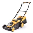 Kép 6/8 - Riwall PRO RALM 3820 set - akkus fűnyíró 20V s szénkefe nélküli motorral (2 db 4Ah akkuval és töltővel)(AM18E2001003B)