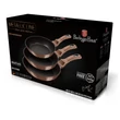 Kép 2/3 - BerlingerHaus 3 részes serpenyő szett Metallic Line Rose Gold Edition (BH/1278NF)