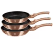 Kép 1/3 - BerlingerHaus 3 részes serpenyő szett Metallic Line Rose Gold Edition (BH/1278NF)