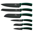 Kép 1/4 - BerlingerHaus 6 részes késkészlet Emerald Collection (BH/2511A)