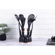 Kép 4/9 - BerlingerHaus 7 részes konyhai eszközkészlet állvánnyal Black Rose Collection (BH/6209AN)