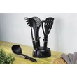 Kép 2/4 - BerlingerHaus 7 részes konyhai eszközkészlet állvánnyal Matte Black Collection (BH/6218N)