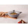 Kép 2/5 - BerlingerHaus Wok fedővel (30 cm) Taupe Collection (BH/8095)