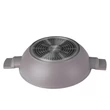 Kép 5/5 - BerlingerHaus Wok fedővel (30 cm) Taupe Collection (BH/8095)