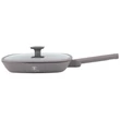 Kép 4/4 - BerlingerHaus Grill serpenyő fedővel (28 cm) Taupe Collection (BH/8097)