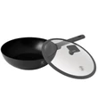 Kép 3/4 - BerlingerHaus Wok fedővel (28 cm) Antracit Collection (BH/8124)