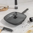 Kép 2/4 - BerlingerHaus Grill serpenyő fedővel (28 cm) Antracit Collection (BH/8127)
