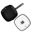 Kép 4/4 - BerlingerHaus Grill serpenyő fedővel (28 cm) Antracit Collection (BH/8127)
