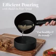 Kép 2/4 - BerlingerHaus Szószos edény (1,2 L) Matte Black Collection (BH/8174)