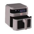 Kép 2/2 - BerlingerHaus AirFryer átlátszó ablakkal (6,3 L) Taupe Collection (BH/9547)