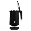 Kép 3/3 - BerlingerHaus Elektromos, hőfok kijelzővel ellátott vízforraló (2200 W) Matte Black Collection (BH/9589)