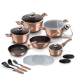 Kép 1/3 - Berlinger Haus 18 részes edénykészlet, Metallic Line Rose Gold Edition(BH-7034)