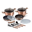 Kép 2/6 - Berlinger Haus 13 részes Rose Gold Metallic Line Edition edénykészlet (BH/7058)